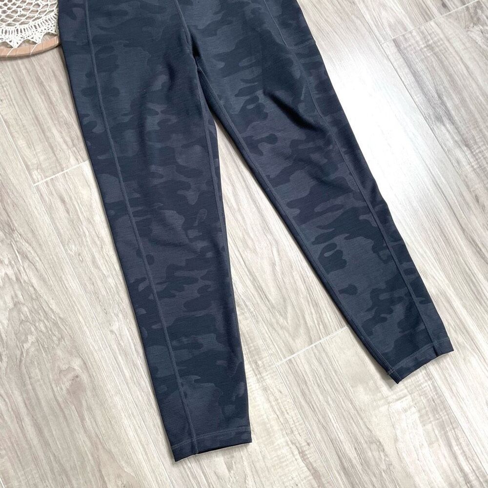 Sweaty Betty Super Sculpt Pocket Camo Leggings In Black Camo Embossed Size M - Picture 6 of 11